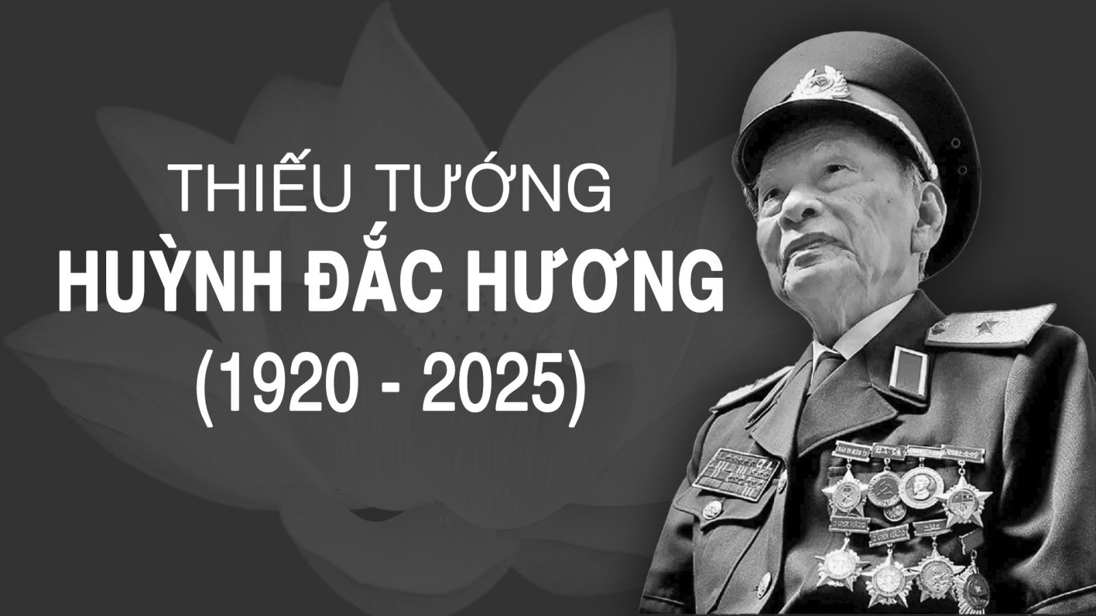 Tổ chức trọng thể Lễ tang Cấp cao đồng chí Thiếu tướng Huỳnh Đắc Hương